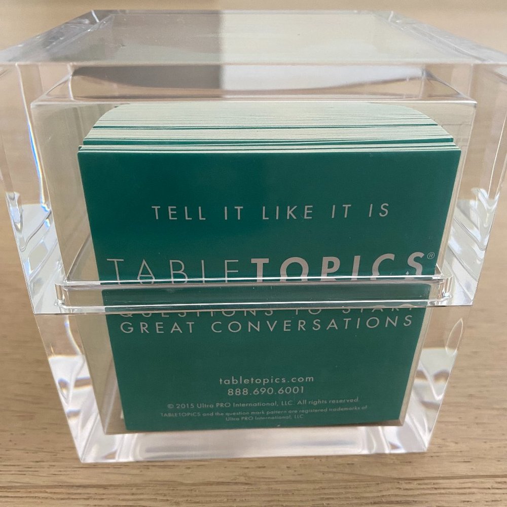TableTopics Cards - Tell It Like It Is - Questions to Start Great Conversations